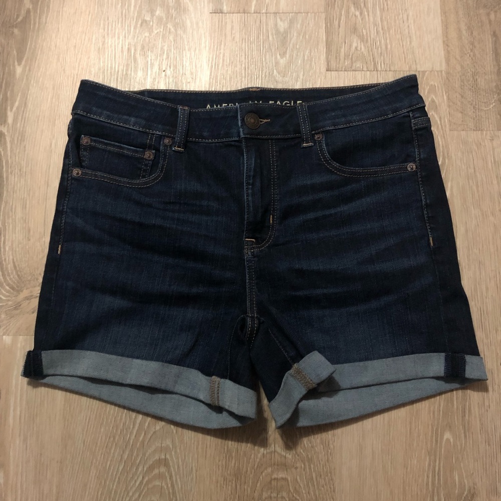 AE Midi Denim Shorts. Womens 12.